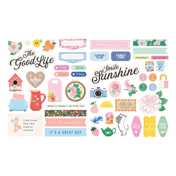 Spellbinders Breakfast In Bed Chipboard Stickers from Rosie’s Studio