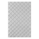 White textured patterned paper on a white background