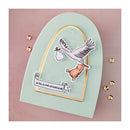 Spellbinders Coordinating Etched Dies with Simple Stories Classic Pooh Baby - Hello Baby