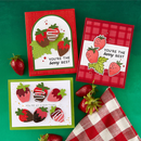 Spellbinders Etched Dies for Coordinating Stamp Set By Simon Hurley - Berry Best