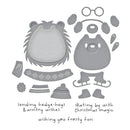 Spellbinders Merry Mischief Clear Stamp & Die Set - Hedge-Hugs