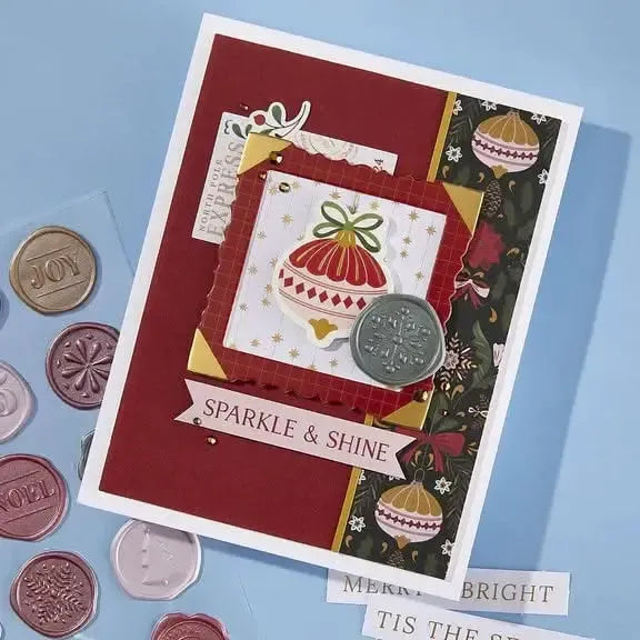 Spellbinders Merry Moments Die Cut Set - Holiday Sentiments