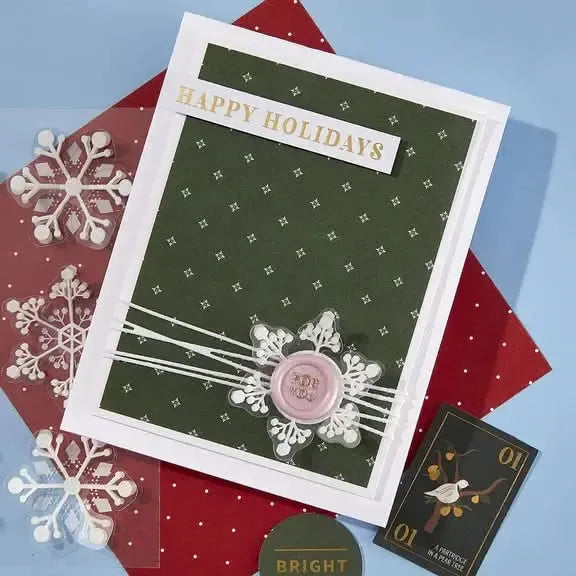 Spellbinders Merry Moments Stickers - Dimensional Snowflakes