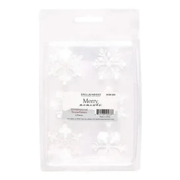 Spellbinders Merry Moments Stickers - Dimensional Snowflakes