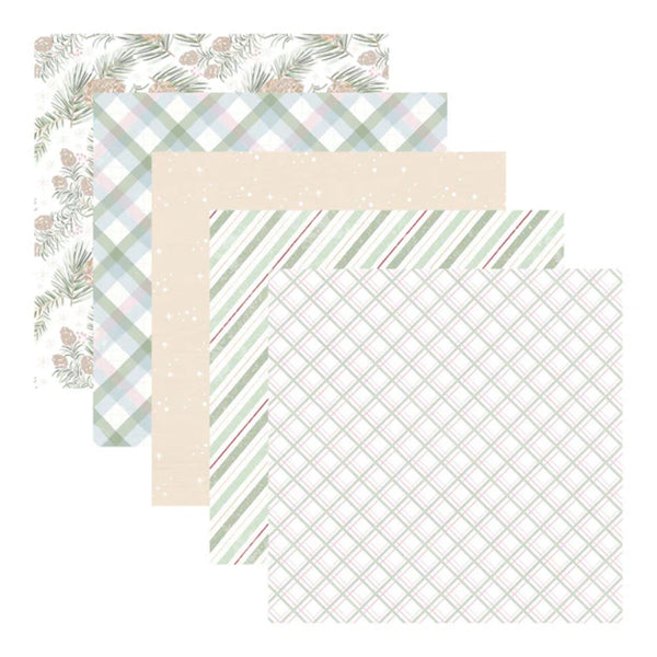 Spellbinders Peppermint Twist 6" x6" Designer Paper Pad from Rosie's Studio