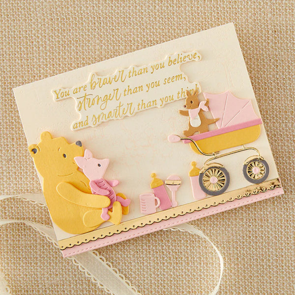 Spellbinders Press + Foil Plate & Die Set with Simple Stories - Sweet Sentiments
