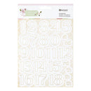 Spellbinders Peppermint Twist Cardstock Number Stickers from Rosie's Studio