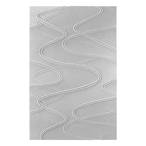 Spellbinders Ski-son‚Äôs Greetings 3D Embossing Folder by Simon Hurley - Streamline