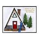 Spellbinders Ski-son‚Äôs Greetings Etched Dies by Simon Hurley - Ski Lodge