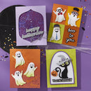 Spellbinders Spooktacular 3D Embossing Folder By Simon Hurley - Damask