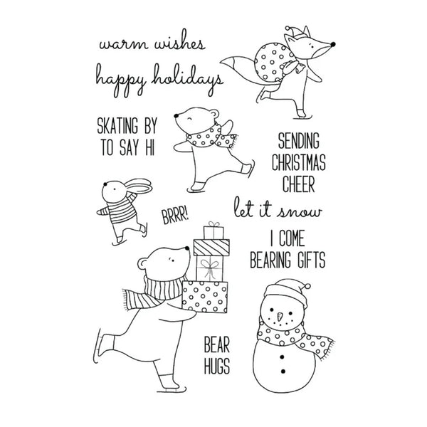 Spellbinders Stamp & Die Bundle by Simon Hurley - Skating By