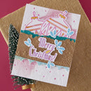 Spellbinders Starry Holiday Press Plate & Die Set By Dina Wakley - Starry Merry Christmas Registration