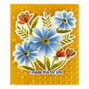 Spellbinders Tabbed Classics 3D Embossing Folder by Wendy Vecchi - Polka Dot & Posy Duo