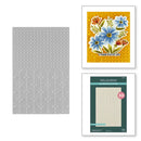 Spellbinders Tabbed Classics 3D Embossing Folder by Wendy Vecchi - Polka Dot & Posy Duo