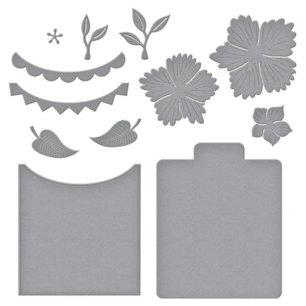 Spellbinders Tabbed Classics Etched Dies by Wendy Vecchi - Essential Envelope Every Day Add-Ons