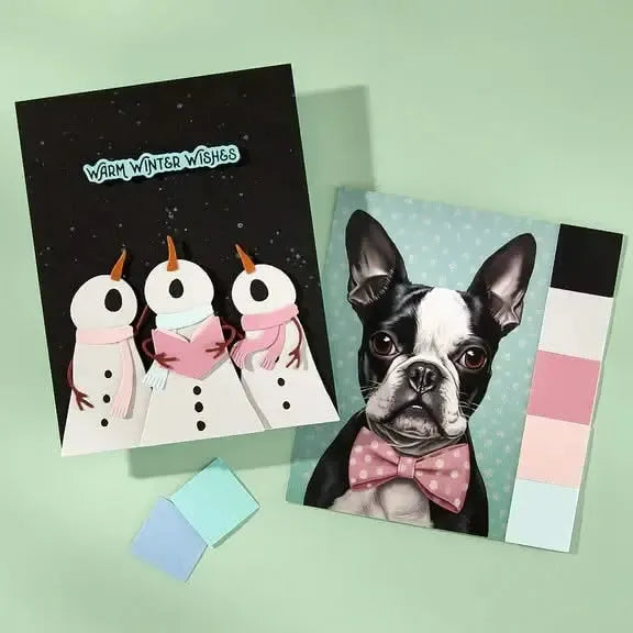 Spellbinders Wonderland Die Set - Snow Notes