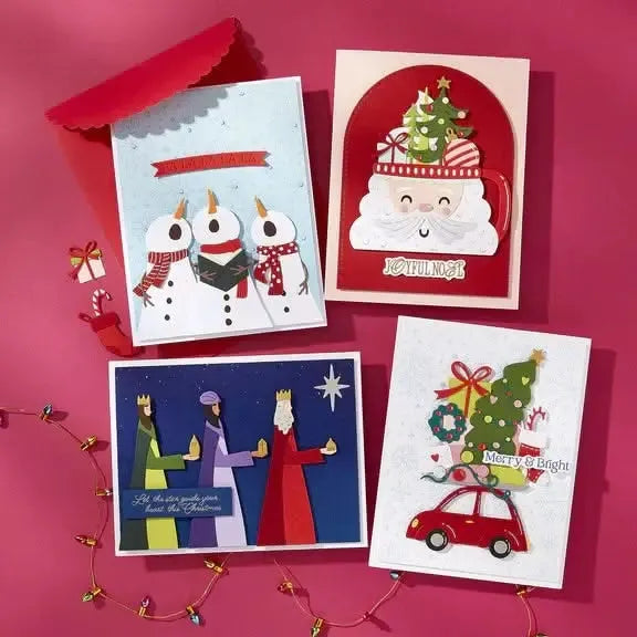 Spellbinders Wonderland Die Set - Snow Notes