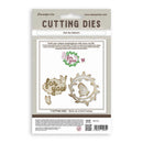Packaging of Stamperia cutting dies with 'for you' wreath design on a white background