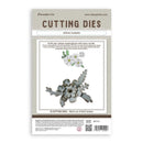 Packaging of Stamperia cutting dies for spring flowers on a white background