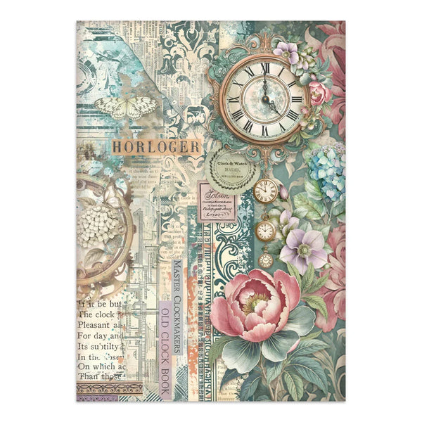 Stamperia Gardens of Time Junk Journal, Stickers, Cut-Outs & Backgrounds - Create Happiness
