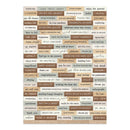 Collection of wooden blocks with various phrases and sayings on a white background