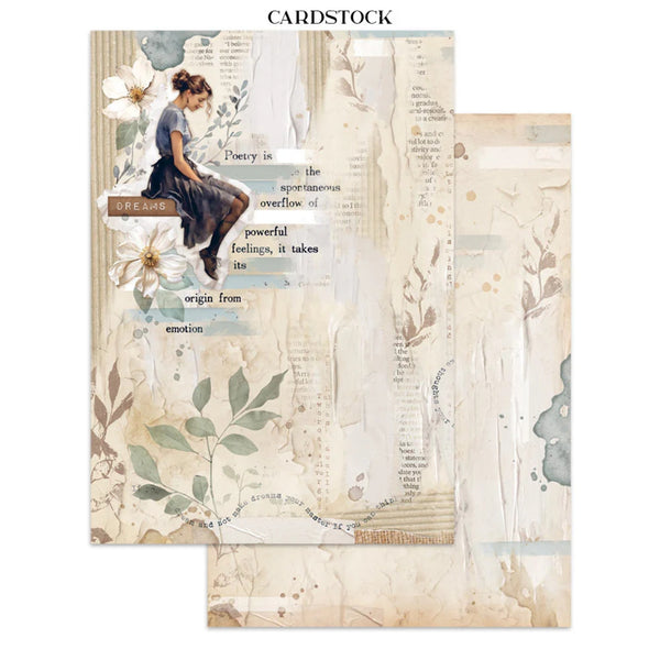 Stamperia Junk Journal Stickers, Cut-Outs & Backgrounds - Secret Diary