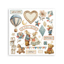 Stamperia Rub-On Kit 6.1" x 6.1" - Family