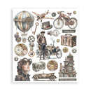 Stamperia Rub-On Selection 8.1" x 9.1" - Voyages Fantastiques