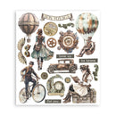 Stamperia Rub-On Selection 8.1" x 9.1" - Voyages Fantastiques
