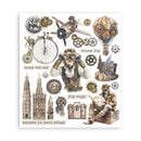 Stamperia Rub-On Selection 8.1" x 9.1" - Voyages Fantastiques