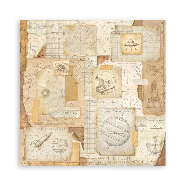 Stamperia Scrapbooking Pad 12" x 12" 22/pkg - A New Beginning Single Face