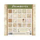 Stamperia scrapbooking paper pack with various patterns on a white background