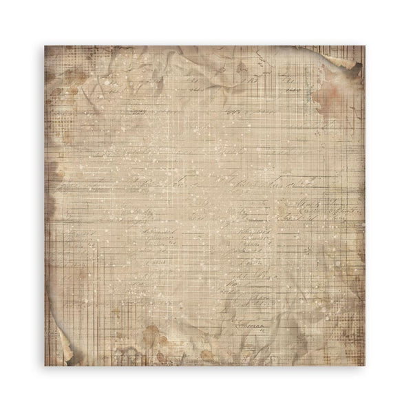 Stamperia Scrapbooking Small Pad 8" x 8" - Backgrounds Selection - Furry Friends