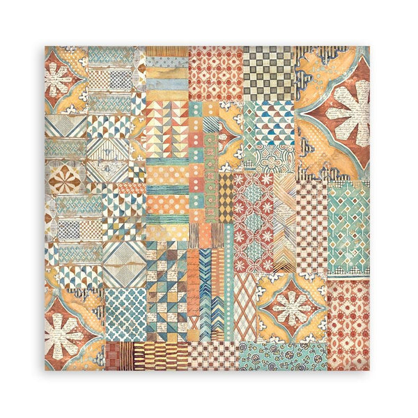 Stamperia Scrapbooking Small Pad 8" x 8" - Backgrounds Selection - Furry Friends