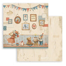 Stamperia Scrapbooking Small Pad 8" x 8" - Family
