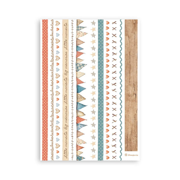 Stamperia Washi Pad A5 8 Pkg - Family