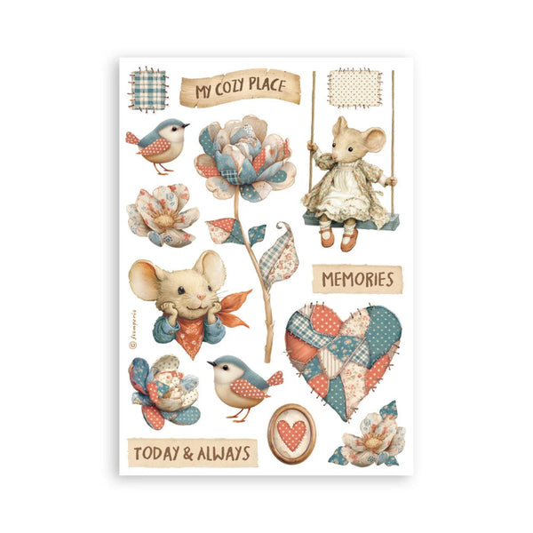 Stamperia Washi Pad A5 8 Pkg - Family