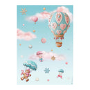 Stamperia A4 Rice Paper 8.27"x 11.69" - Candy Christmas Air Balloons