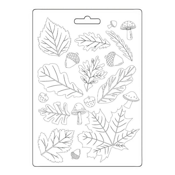 Stamperia Soft Mould A5 - Whispering Woods - Leaves