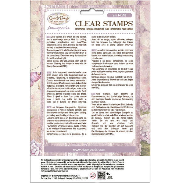 Stamperia Acrylic Stamps - Quiet Days Butterfly