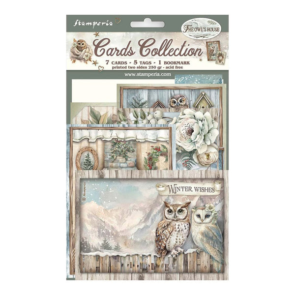 Stamperia Cards Collection 8.66"x 5.91" - The Owl's House