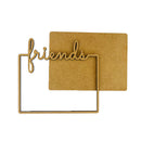 Stamperia Crafty Shapes - Furry Friends Plate Friends