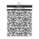 Stamperia Cut Laser Stencil 7.87" x 9.84" - Gardens of Time Wallpaper