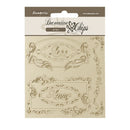 Stamperia Decorative Chips 5.5" ‚àö√≥ 5.5" - Coffee and Chocolate Love Happy Frames
