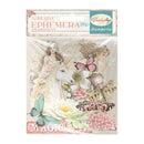 Packaging of adhesive ephemera with a fairy, unicorn, and butterflies on a white background.