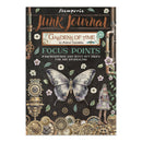Stamperia Junk Journal with butterfly and mechanical design on a black background