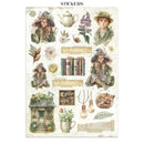 Stamperia Junk Journal Stickers, Cut-Outs & Backgrounds - Herbarium Silvae