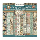 Stamperia Gardens of Time paper pack with decorative designs on a white background