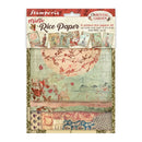 Packaged mini rice paper with various designs on a white background