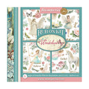 Stamperia Wonderland rub on kit packaging with fairy, unicorn, and floral designs.